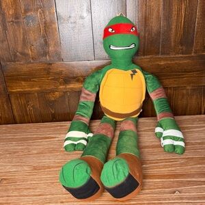 Raphael Teenage Mutant Ninja Turtles 28” Plush 2013 Viacom TMNT Stuffed Animal